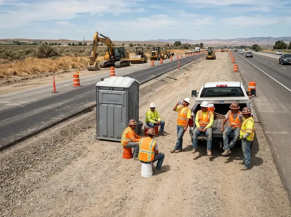 highway-road-construction-crew-007 — frequently asked questions, Porta Potty and Restroom Rentals in Broad Creek, NC